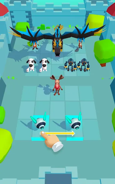 Скачать взлом Animal Merge — Evolution Games (Анимал Мерж)  [МОД Все открыто] — стабильная версия apk на Андроид screen 4