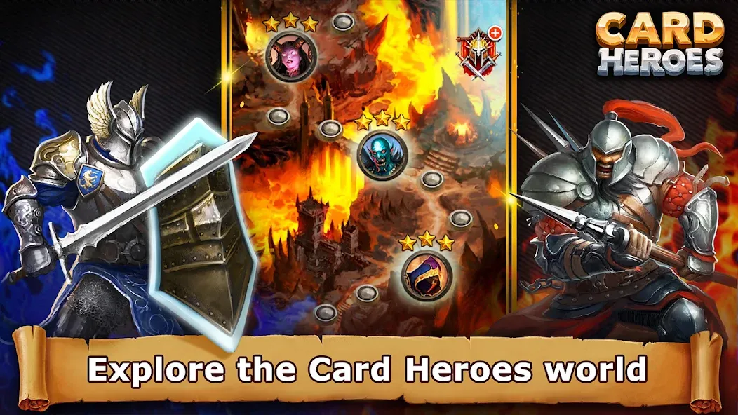 Скачать взлом Card Heroes: TCG/CCG deck Wars (Кард Хироес)  [МОД Unlimited Money] — последняя версия apk на Андроид screen 3