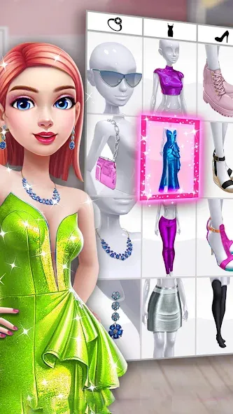 Взломанная Fashion Makeover Stylist Game  [МОД Много денег] — полная версия apk на Андроид screen 1
