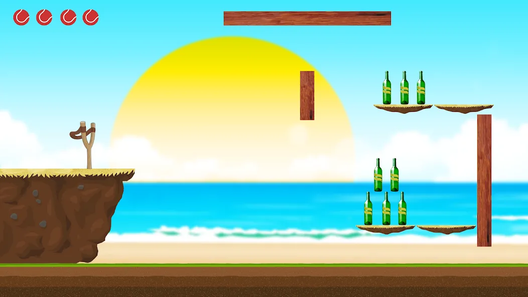 Взлом Hit Bottles Knock Down 2  [МОД Menu] — стабильная версия apk на Андроид screen 4