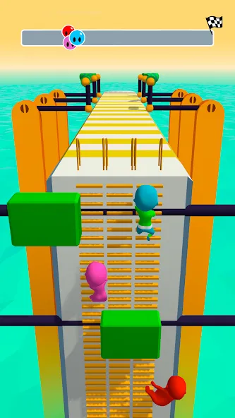 Взломанная Fun Race 3D — Run and Parkour (Фан Рэйс 3Д)  [МОД Много монет] — стабильная версия apk на Андроид screen 2