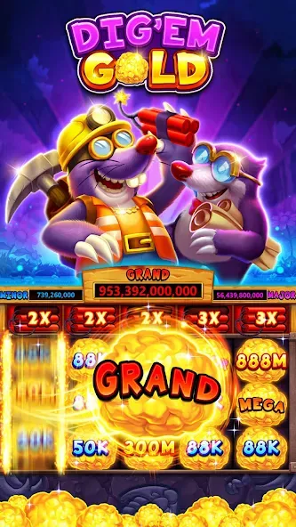 Взлом Fat Cat Casino — Slots Game (Фэт Кэт Казино)  [МОД Menu] — полная версия apk на Андроид screen 1