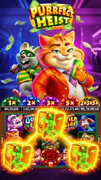 Взлом Fat Cat Casino — Slots Game (Фэт Кэт Казино)  [МОД Menu] — полная версия apk на Андроид screen 3