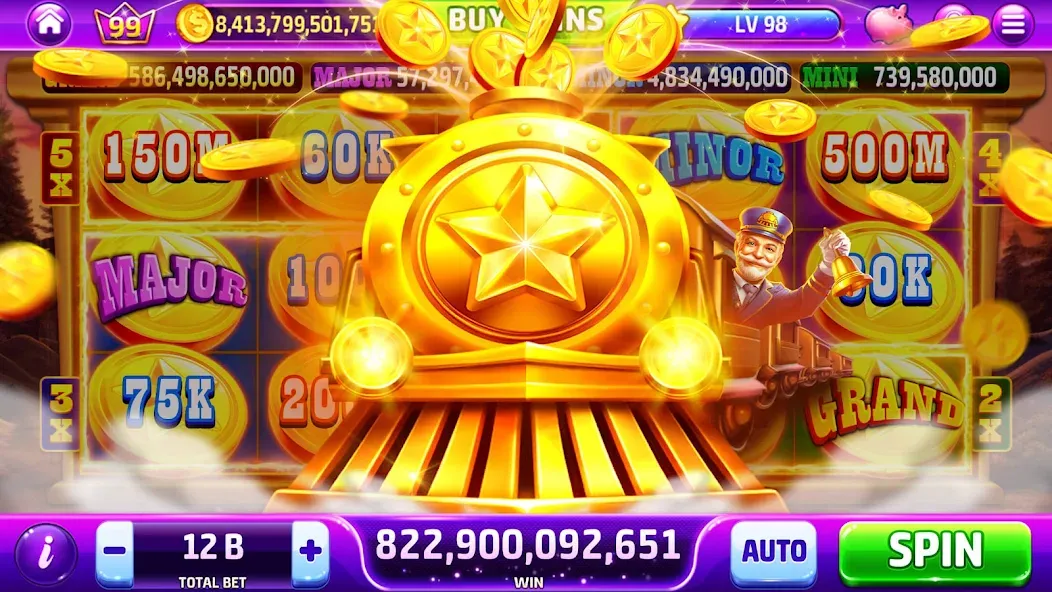 Взломанная Golden Casino — Slots Games (Голден Казино)  [МОД Меню] — стабильная версия apk на Андроид screen 3