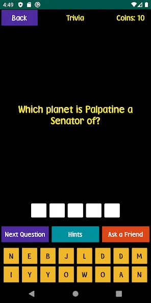 Взлом Quiz For SW Fans (Квиз для фанатов ЗВЗ)  [МОД Unlimited Money] — стабильная версия apk на Андроид screen 1