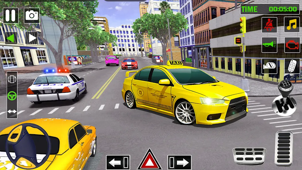 Скачать взлом City Taxi Games-Taxi Car Games (Сити Такси Игры)  [МОД Menu] — полная версия apk на Андроид screen 1