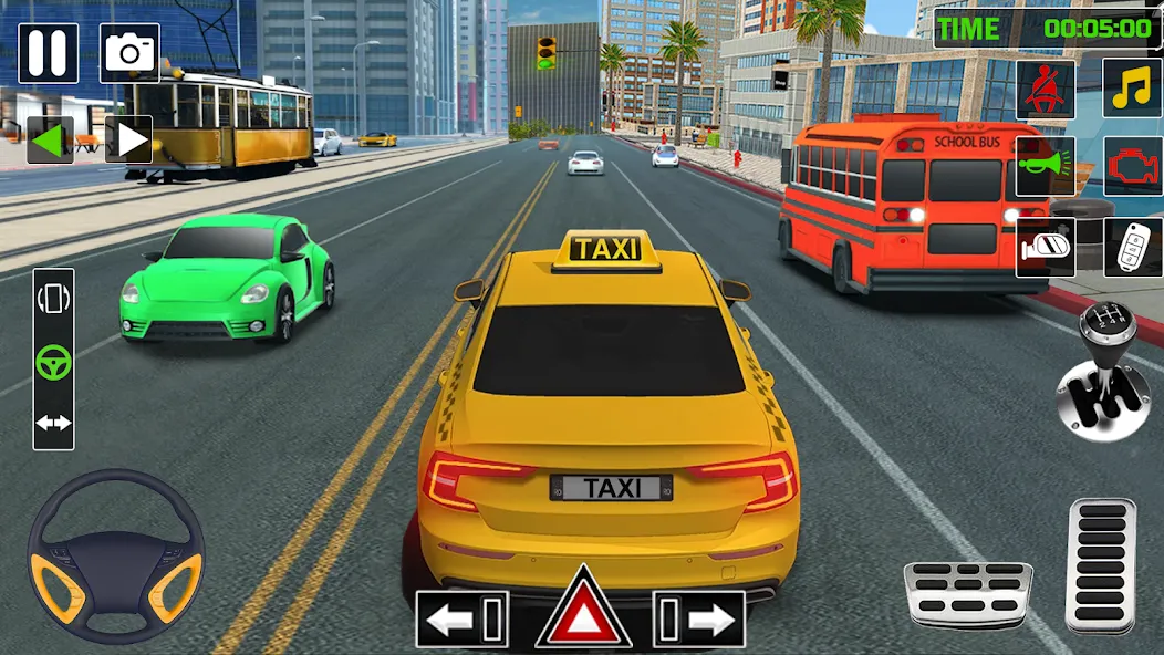 Скачать взлом City Taxi Games-Taxi Car Games (Сити Такси Игры)  [МОД Menu] — полная версия apk на Андроид screen 4