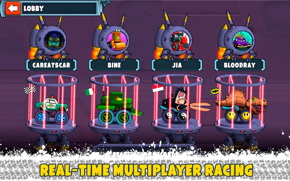 Скачать взлом Car Eats Car Multiplayer Race (Кар Итс Кар)  [МОД Меню] — стабильная версия apk на Андроид screen 2