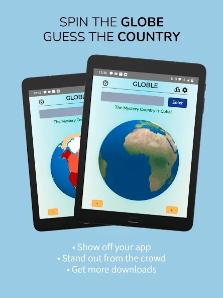 Скачать взлом Globle — Country Guess Game (Глоубл)  [МОД Mega Pack] — полная версия apk на Андроид screen 5