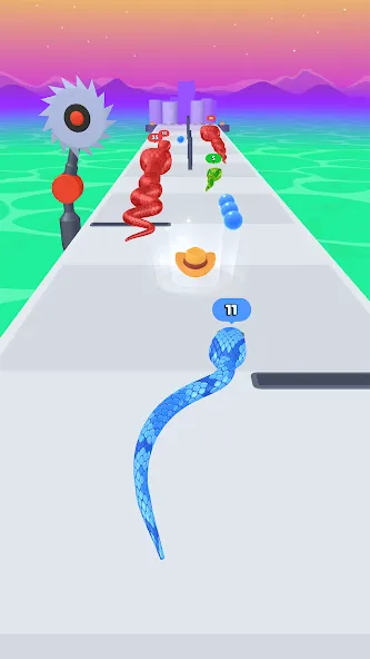 Взлом Snake Run Race・3D Running Game (Снейк Ран Рейс)  [МОД Бесконечные деньги] — стабильная версия apk на Андроид screen 4