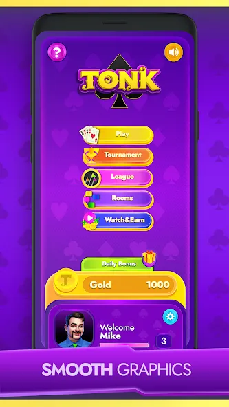 Взломанная Tonk — Classic Card Game (Тонк)  [МОД Menu] — полная версия apk на Андроид screen 2