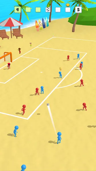 Скачать взлом Super Goal: Fun Soccer Game (Супер Гол)  [МОД Unlimited Money] — стабильная версия apk на Андроид screen 2