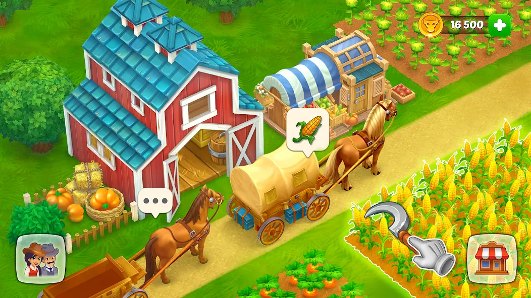 Скачать взломанную Wild West: Farm Town Build (Уайлд Вест)  [МОД Меню] — последняя версия apk на Андроид screen 5