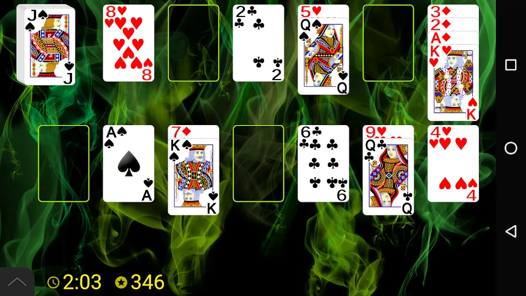 Скачать взломанную All In a Row Solitaire (Ол ин э Роу Солитер)  [МОД Mega Pack] — полная версия apk на Андроид screen 1