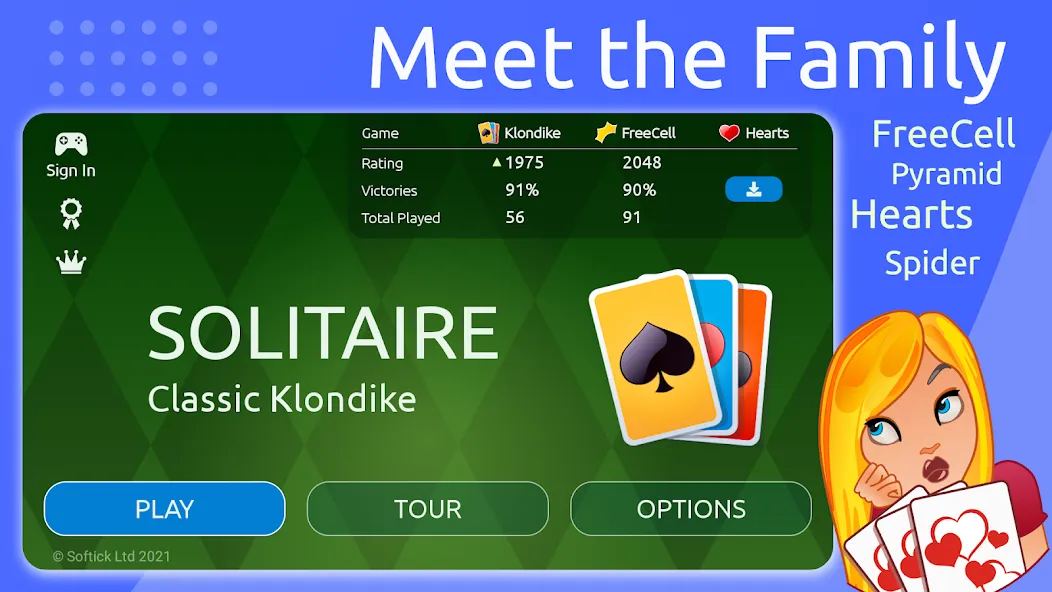 Скачать взлом Solitaire  [МОД Много денег] — полная версия apk на Андроид screen 2