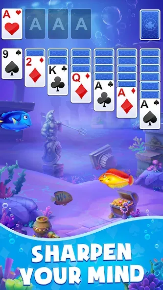 Скачать взлом Solitaire: Fish Master (Солитер)  [МОД Все открыто] — полная версия apk на Андроид screen 2