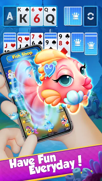 Скачать взлом Solitaire — Klondike Card Game (Солитер)  [МОД Бесконечные монеты] — полная версия apk на Андроид screen 3