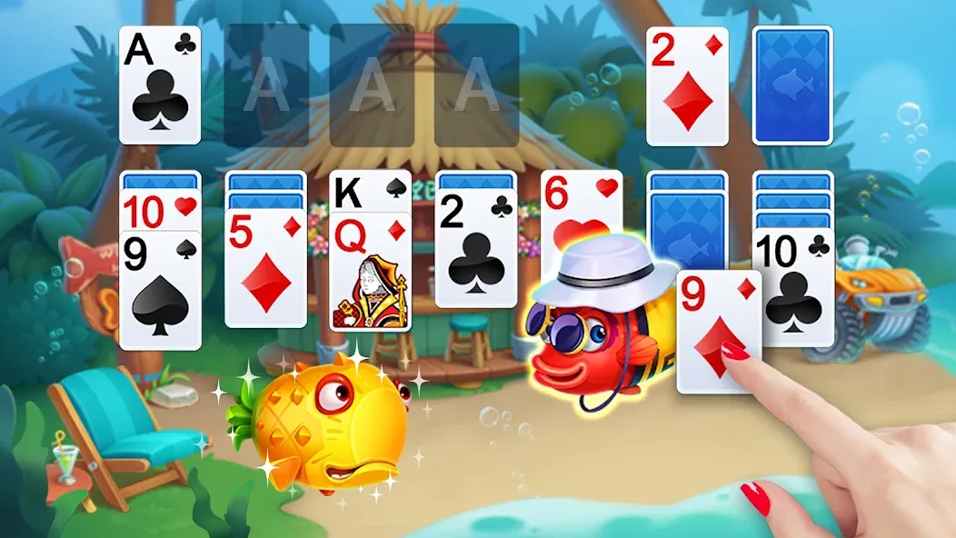 Взлом Solitaire  [МОД Menu] — стабильная версия apk на Андроид screen 1