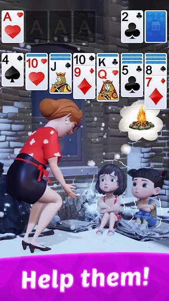 Скачать взломанную Solitaire: Card Games  [МОД Все открыто] — последняя версия apk на Андроид screen 4