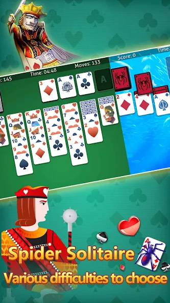 Взломанная klondike solitaire :card shark  [МОД Бесконечные монеты] — полная версия apk на Андроид screen 1