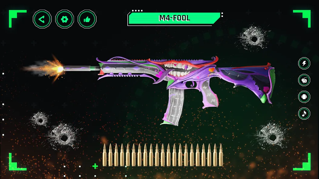 Взлом WeShots: Gun Sounds — Gun Shot (Уишотс)  [МОД Mega Pack] — полная версия apk на Андроид screen 1