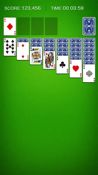 Скачать взломанную Classic Solitaire: Card Games  [МОД Unlocked] — полная версия apk на Андроид screen 1