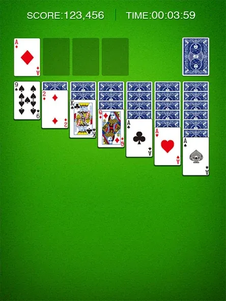 Скачать взломанную Classic Solitaire: Card Games  [МОД Unlocked] — полная версия apk на Андроид screen 3