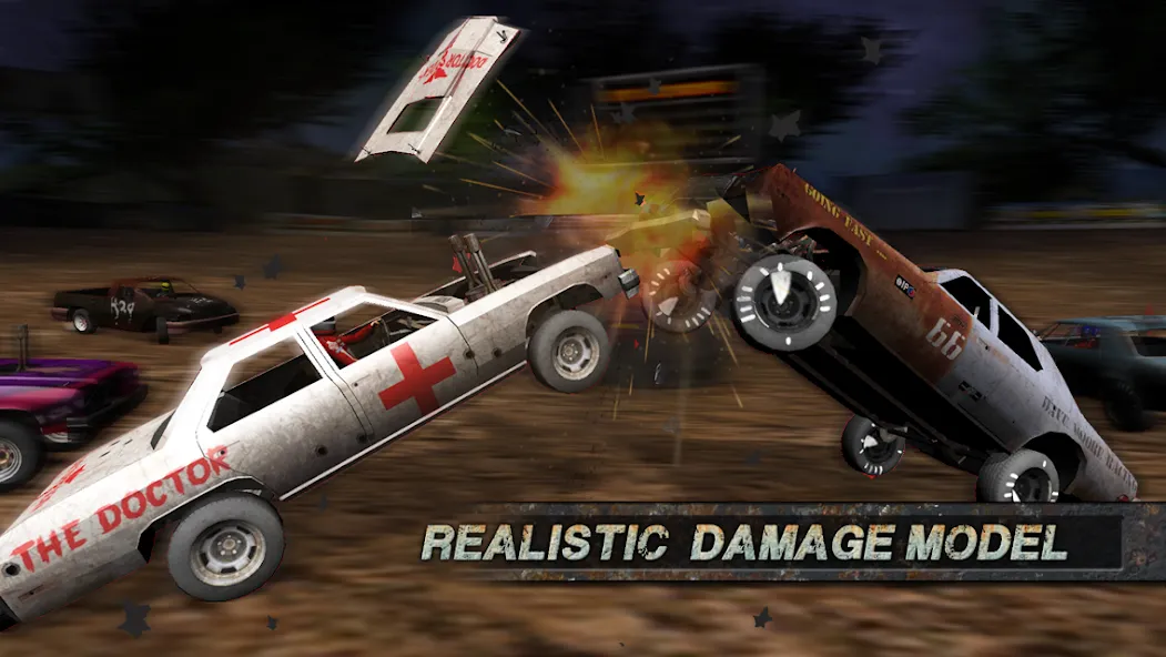 Скачать взлом Demolition Derby: Crash Racing (Демолиция Дерби)  [МОД Много монет] — стабильная версия apk на Андроид screen 5