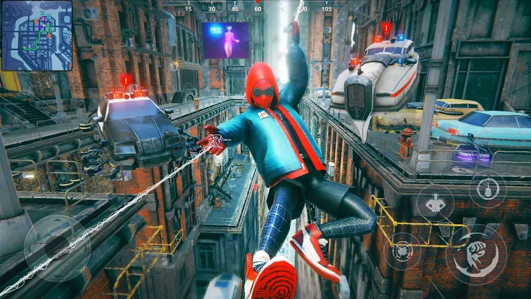 Взлом Super city Hero:Spider Game (Супер город Герой)  [МОД Много монет] — полная версия apk на Андроид screen 4