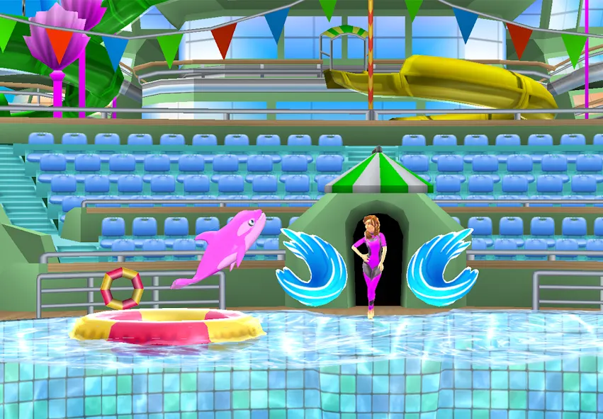 Взломанная My Dolphin Show (Май Долфин Шоу)  [МОД Все открыто] — последняя версия apk на Андроид screen 4