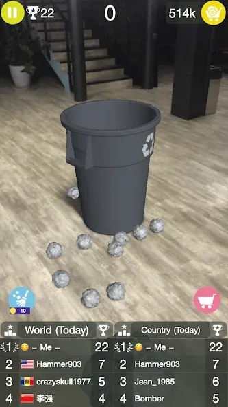 Скачать взломанную Paper Bin AR (Папер Бин)  [МОД Unlocked] — последняя версия apk на Андроид screen 2