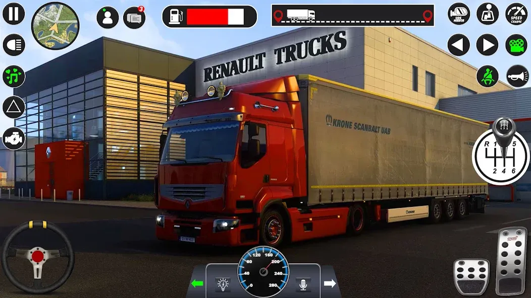 Взлом Euro Cargo Truck Simulator 3D  [МОД Unlocked] — стабильная версия apk на Андроид screen 3