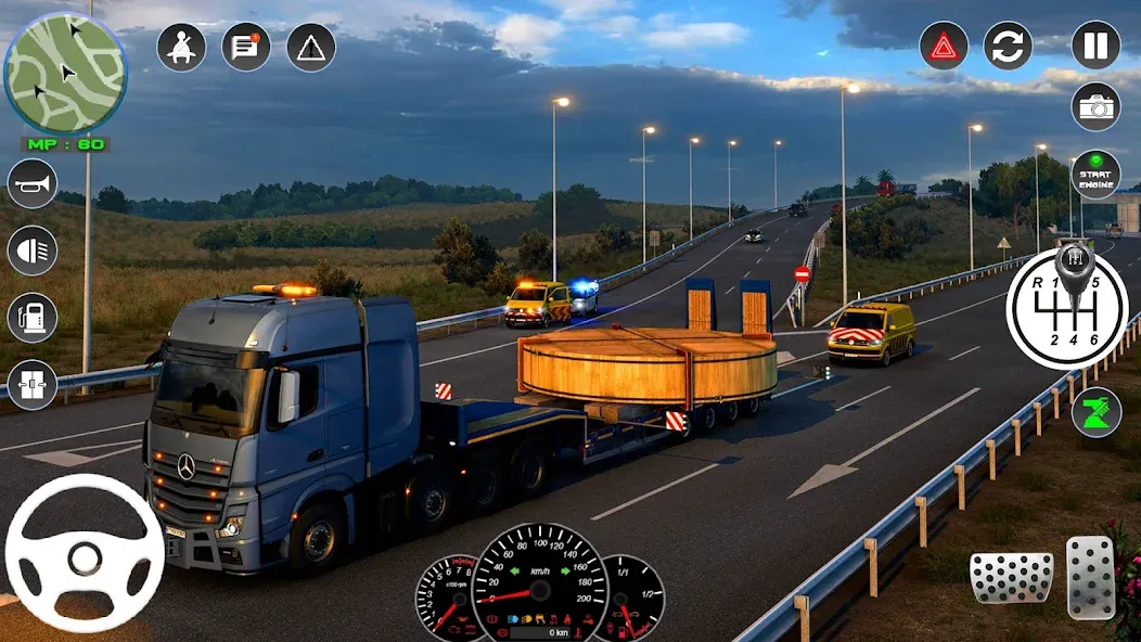 Взлом Euro Cargo Truck Simulator 3D  [МОД Unlocked] — стабильная версия apk на Андроид screen 4