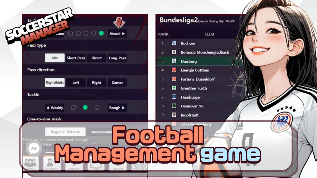 Взлом SSM — Football Manager Game (ССМ)  [МОД Меню] — стабильная версия apk на Андроид screen 1