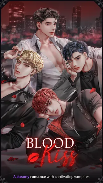 Скачать взломанную Blood Kiss : Vampire story  [МОД Бесконечные деньги] — стабильная версия apk на Андроид screen 1