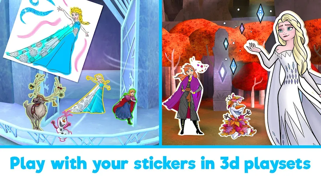 Скачать взлом Disney Coloring World (Дисней)  [МОД Mega Pack] — полная версия apk на Андроид screen 3
