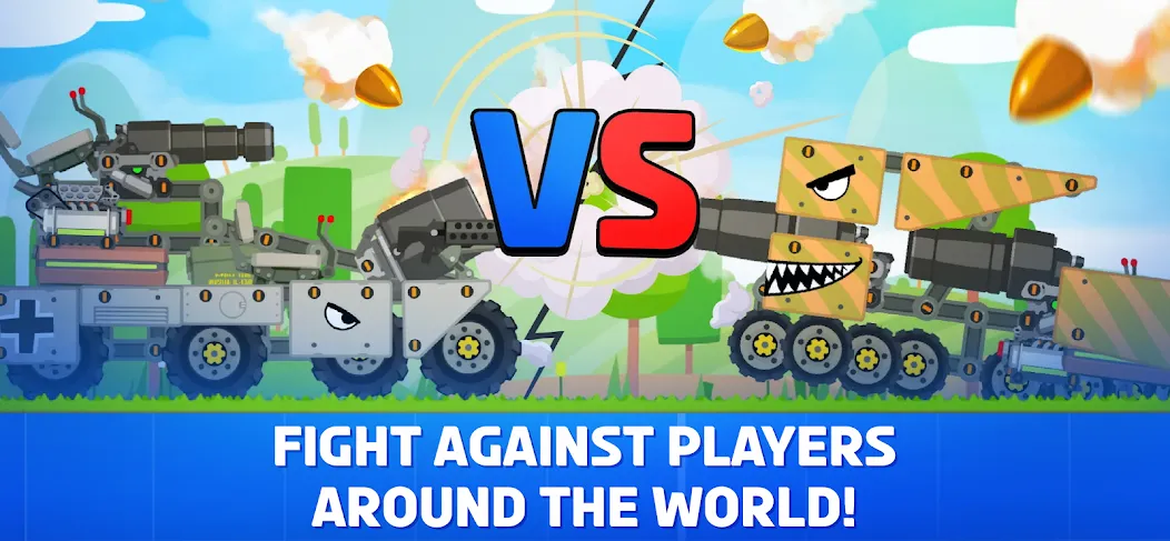 Взломанная Super Tank Rumble  [МОД Unlocked] — последняя версия apk на Андроид screen 2