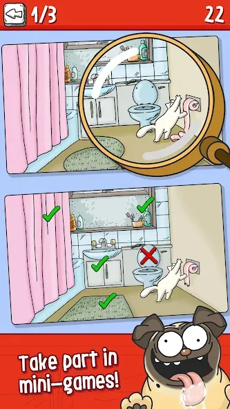 Скачать взлом Simon’s Cat Crunch Time  [МОД Unlocked] — полная версия apk на Андроид screen 2