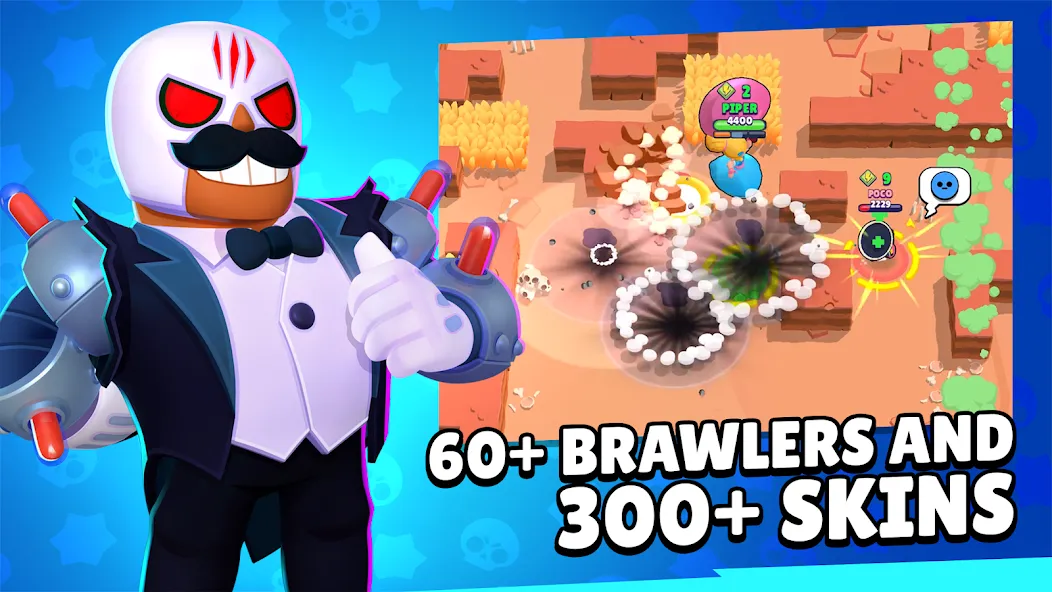 Скачать взлом Brawl Stars (Брол Старс)  [МОД Меню] — последняя версия apk на Андроид screen 3