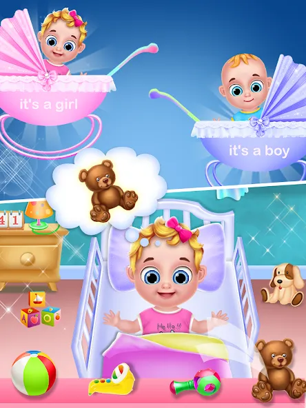 Взлом Mom Babysitting Game  [МОД Menu] — полная версия apk на Андроид screen 3