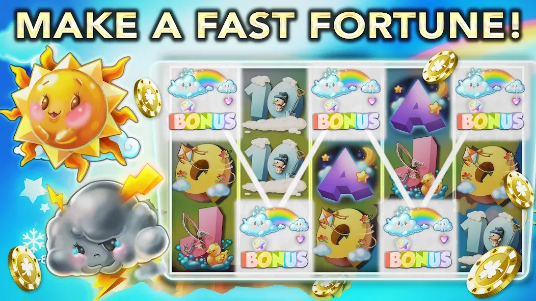 Взлом Fast Fortune Slots Games Spin  [МОД Бесконечные монеты] — последняя версия apk на Андроид screen 5