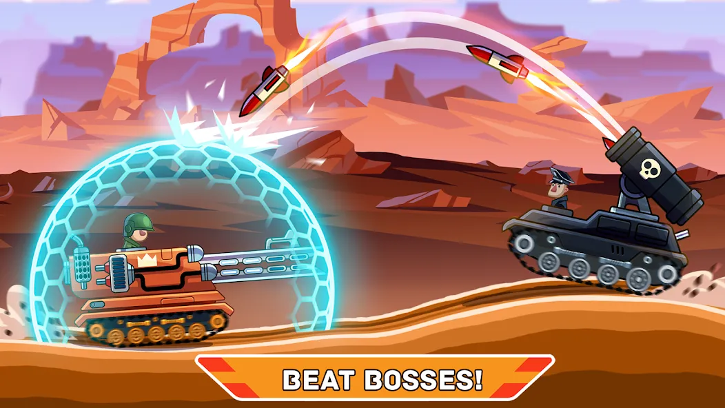 Взломанная Hills of Steel (Хиллс оф Стил)  [МОД Mega Pack] — полная версия apk на Андроид screen 2