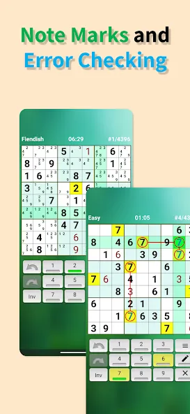 Взлом Sudoku offline (Судоку оффлайн)  [МОД Бесконечные монеты] — полная версия apk на Андроид screen 4