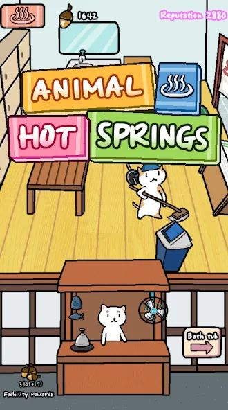 Взлом Animal Hot Springs  [МОД Бесконечные монеты] — последняя версия apk на Андроид screen 1