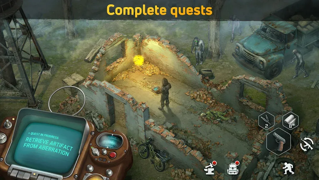 Скачать взлом Dawn of Zombies: Survival Game (Доун оф Зомбис)  [МОД Много денег] — полная версия apk на Андроид screen 5