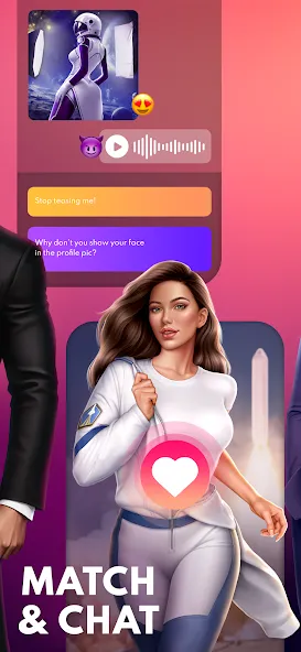 Взломанная Love Sparks: Dating Sim (Лав Спаркс)  [МОД Unlimited Money] — последняя версия apk на Андроид screen 2