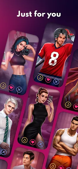 Взломанная Love Sparks: Dating Sim (Лав Спаркс)  [МОД Unlimited Money] — последняя версия apk на Андроид screen 5