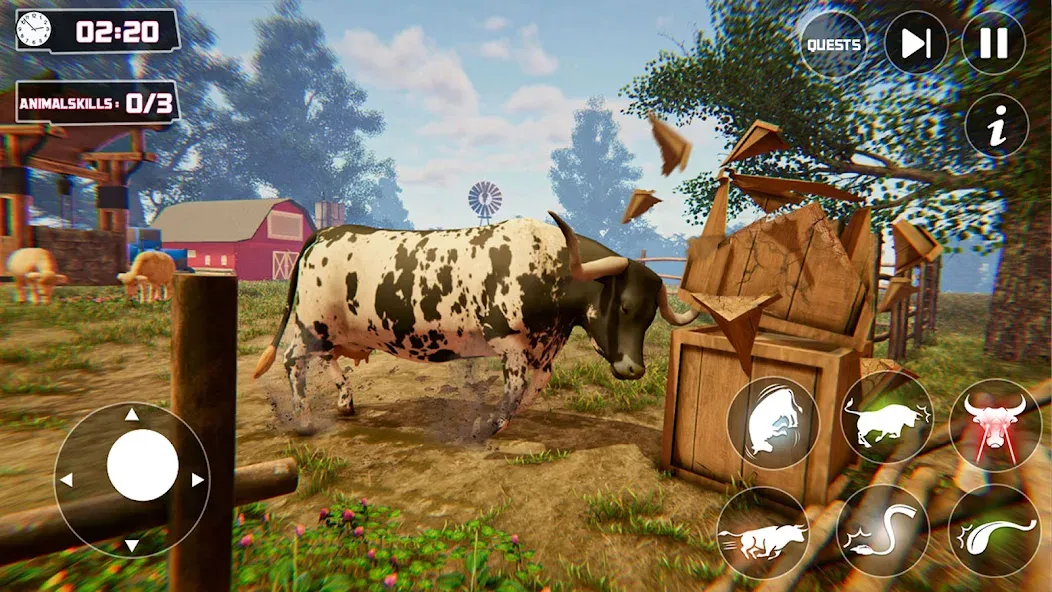 Взлом Scary Cow Simulator Rampage (Скари)  [МОД Бесконечные монеты] — стабильная версия apk на Андроид screen 2