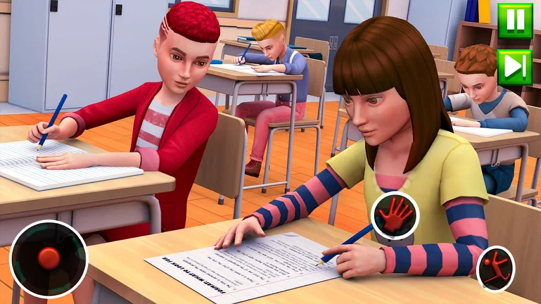 Скачать взлом High School Teacher Sim Games  [МОД Unlocked] — стабильная версия apk на Андроид screen 2