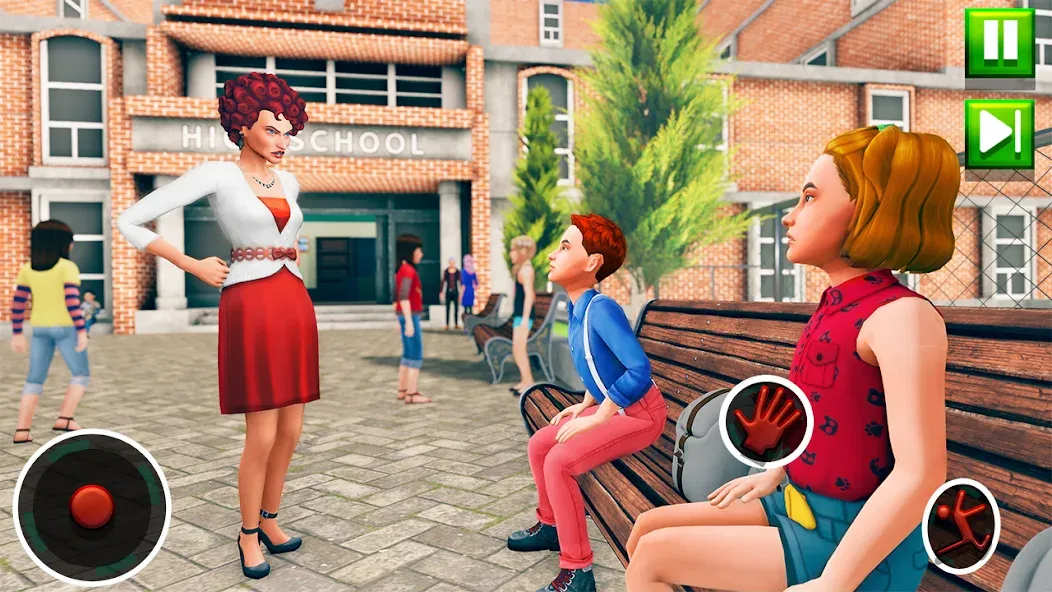 Скачать взлом High School Teacher Sim Games  [МОД Unlocked] — стабильная версия apk на Андроид screen 4